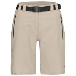 Spodenki trekkingowe damskie CMP Bermuda. Szare szorty sportowe CMP, bez wzorów, z elastanu, trekkingowe. Za 73.99 zł.