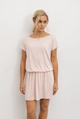SUKIENKA MAYA MODAL JASNO RÓŻOWA M - Flawless. Czerwone sukienki Flawless, m, bez wzorów, z elastanu, bez kołnierzyka, bez ramiączek. Za 78.00 zł.