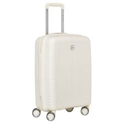 Kabinowa, beżowa walizka podróżna z teleskopowym uchwytem Peterson PTN PP-09-W-S. Brązowe walizki Peterson. Za 154.99 zł.