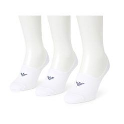Skarpety mikrostopki Emporio Armani Calza 3-Pack. Białe skarpetki Emporio Armani Connected, bez wzorów. Za 79.00 zł.