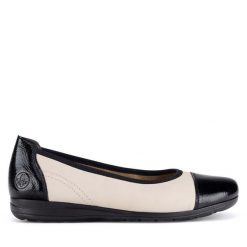 Baleriny Rieker. Brązowe baleriny Rieker, bez wzorów, bez obcasa, bez zapięcia. Za 165.99 zł.