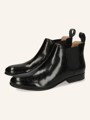 MELVIN & HAMILTON Skórzane sztyblety "Sally 16" w kolorze czarnym rozmiar: 40. Czarne botki Melvin & Hamilton, bez wzorów, ze skóry, sportowe, bez obcasa, bez zapięcia. Za 503.95 zł.