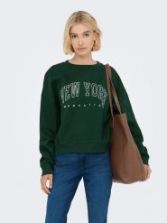 ONLY Bluza w kolorze zielonym rozmiar: L. Zielone bluzy ONLY, l, bez wzorów, bez kaptura. Za 85.45 zł.