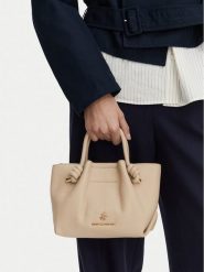 Beverly Hills Polo Club Torebka EO-BHPC-C-015-10 Beżowy. Brązowe torebki klasyczne Beverly Hills Polo Club, bez wzorów, ze skóry, bez dodatków. Za 249.99 zł.