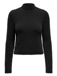 ONLY Sweter w kolorze czarnym rozmiar: L. Czarne swetry ONLY, l, bez wzorów, bez ramiączek. Za 57.20 zł.