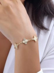 Luja Bijoux Pozłacana bransoletka rozmiar: onesize. Żółte bransoletki Luja Bijoux, pozłacane. Za 79.21 zł.