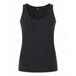 Damski tank top Protest Prtimpulse. Czarne topy Protest, bez wzorów, bez kołnierzyka, bez ramiączek. Za 217.00 zł.