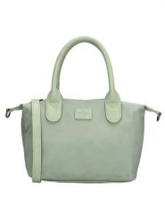 Charm Torebka "Buckingham Mono" w kolorze jasnozielonym - 30 x 20 x 11 cm rozmiar: onesize. Zielone torebki klasyczne Charm, bez wzorów, z materiału, przez ramię, bez dodatków. Za 86.99 zł.