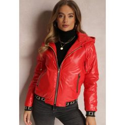 Czerwona Kurtka Sofras. Czerwone kurtki Renee, l, bez wzorów, z tkaniny. W wyprzedaży za 139.99 zł.