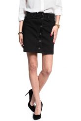SPÓDNICA JEANSOWA LEE A LINE SKIRT MOTO BLACK L38NIZLG 112108283. Czarne spódnice Lee, l, bez wzorów, z jeansu, ołówkowe. W wyprzedaży za 89.99 zł.