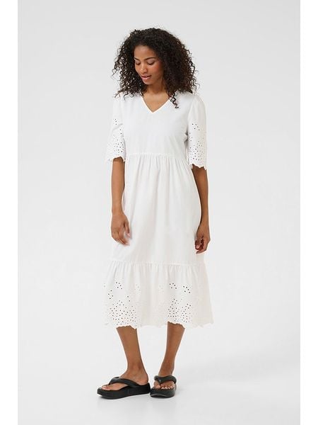 Kaffe Sukienka w kolorze białym rozmiar: 46. Białe sukienki Kaffe, bez wzorów, bez kołnierzyka, bez ramiączek, maxi. Za 126.75 zł.