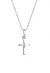 Elli Damski wisiorek krzyżyk z wygrawerowaną gwiazdą filigranowy wykonany ze srebra próby 925 Sterling Silver Naszyjniki 1 ct. Szare naszyjniki Elli, z materiału, srebrne. Za 283.99 zł.