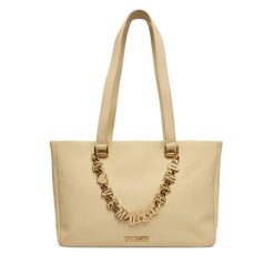 Torebka LOVE MOSCHINO. Brązowe shopper bag Love Moschino, bez wzorów, bez dodatków. Za 1,399.00 zł.