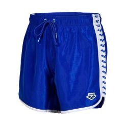 Spodenki Arena Icons Team Stripe Boxer. Niebieskie szorty sportowe Arena, bez wzorów, z materiału. Za 139.99 zł.