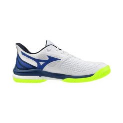 Buty do tenisa Mizuno Wave Exceed Tour 7 CC. Białe buty treningowe Mizuno, bez wzorów, bez zapięcia, tenisowe, mizuno wave. Za 449.99 zł.