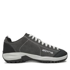 Trekkingi Alpina. Szare buty trekkingowe Alpina, bez zapięcia. Za 259.99 zł.