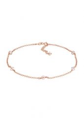 Elli Damska bransoletka na kostkę Classic z kryształami ze srebra próby 925 Sterling Silver Bransoletki na nogę 1 ct Damski. Szare bransoletki Elli, srebrne. Za 293.99 zł.