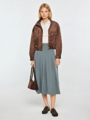 Spódnica damska midi plisowana szara akira 902. Szare spódnice BIG STAR, l, bez wzorów, z tkaniny, retro, midi. Za 229.99 zł.