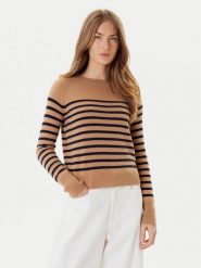 Marella Sweter Pace 2523366244 Brązowy Regular Fit. Brązowe swetry Marella, s, bez wzorów, z kaszmiru, bez ramiączek. Za 869.99 zł.