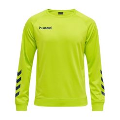 Bluza do piłki ręcznej dla dorosłych Hummel Promo Poly Sweatshirt. Zielone bluzy bez kaptura Hummel, l, bez wzorów, bez kaptura, do piłki ręcznej. Za 137.50 zł.