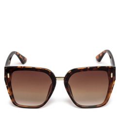Okulary przeciwsłoneczne Jenny Fairy. Brązowe okulary przeciwsłoneczne Jenny Fairy, bez wzorów. Za 39.99 zł.