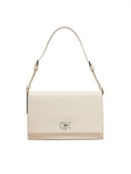 Calvin Klein Torebka K60K612807 Écru. Torebki klasyczne Calvin Klein, bez wzorów, ze skóry, bez dodatków. Za 359.99 zł.