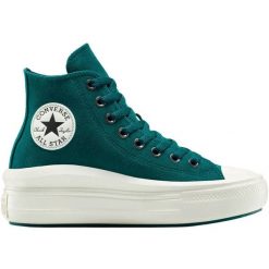 Buty sportowe Converse Chuck Taylor As Move. Niebieskie buty treningowe Converse, bez wzorów, z materiału, bez zapięcia. Za 412.65 zł.
