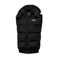 Kamizelka sportowa uniwersalna Pitbull West Coast Walpen bezrękawnik. Czarne kamizelki PITBULL, l, bez wzorów, sportowe, bez ramiączek, bez kaptura. Za 279.00 zł.