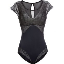 Body Premium z kryształami Swarovskiego® bonprix czarno-srebrny. Body i gorsety marki bonprix. Za 159.99 zł.