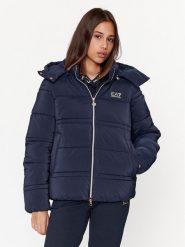 EA7 Emporio Armani Kurtka puchowa 6RTB09 TNDAZ 0554 Granatowy Regular Fit. Niebieskie kurtki EA7 Emporio Armani, na zimę, xs, bez wzorów, z puchu, bez kaptura. Za 719.99 zł.