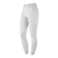 Damskie legginsy jeździeckie EQPRO Perfection EP. Białe legginsy Horka, bez wzorów, z materiału, eleganckie, długie. Za 339.50 zł.