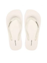 Calvin Klein Japonki Arwa - Metallic Pearlised Flip Flops HW0HW02956 Biały. Białe japonki Calvin Klein, bez wzorów, z syntetyku. Za 149.99 zł.
