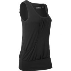 Top sportowy bonprix czarny. Czarne topy bonprix, bez wzorów. Za 54.99 zł.