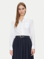 Gap Koszula 886912-02 Biały Regular Fit. Białe koszule GAP, xs, bez wzorów, z bawełny, bez kołnierzyka, bez ramiączek. Za 139.99 zł.