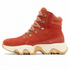 Buty Sorel Kinetic™ Impact Conquest Plus Wp Damskie. Czerwone buty trekkingowe Sorel, na zimę, z gumy, bez zapięcia. Za 585.99 zł.