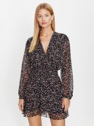 Liu Jo Sukienka codzienna MF3345 T3607 Czarny Regular Fit. Czarne sukienki Liu Jo, na co dzień, bez wzorów, z syntetyku, bez kołnierzyka, bez ramiączek, proste. Za 1,329.00 zł.