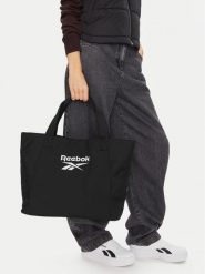 Reebok Torebka CWBEO-RBK-B-003-07 Czarny. Czarne shopper bag Reebok, bez wzorów, z materiału, bez dodatków. Za 99.99 zł.