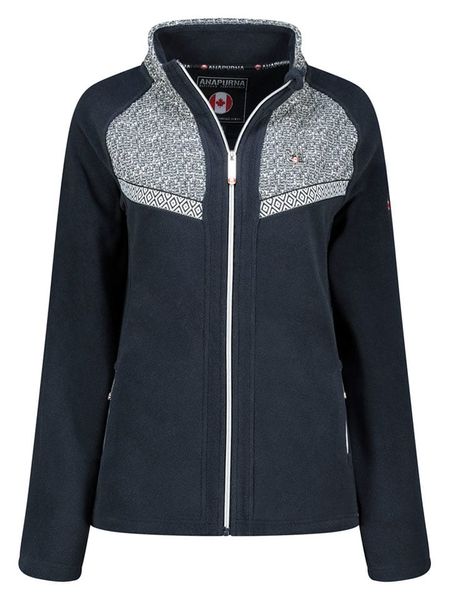 ANAPURNA Kurtka polarowa "Urithana" w kolorze granatowym rozmiar: S. Niebieskie kurtki ANAPURNA, s, bez wzorów, z polaru, bez kaptura. Za 141.95 zł.