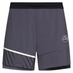Szorty damskie La Sportiva Comp. Niebieskie szorty sportowe La Sportiva, bez wzorów, wspinaczkowe. Za 322.00 zł.