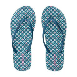 Japonki plażowe damskie Protest Prtflorine. Niebieskie japonki Protest, bez wzorów, eleganckie. Za 82.99 zł.