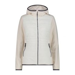 Hybrudowa techniczna polarowa bluza z kapturem damska CMP. Brązowe bluzy z kapturem CMP, uniwersalny, bez wzorów, z materiału, z kapturem, trekkingowe. Za 303.00 zł.