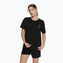 Koszulka treningowa damska Cardio Bunny Bright. Czarne t-shirty sportowe Cardio Bunny, l, bez wzorów, z bawełny, bez ramiączek, na fitness i siłownię. Za 37.99 zł.