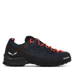 Trekkingi Salewa. Niebieskie buty trekkingowe Salewa, bez zapięcia. Za 819.99 zł.