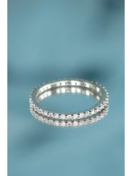 DIAMANTA Złoty pierścionek "Tour Complet Lumineux" z diamentami rozmiar: 53. Szare pierścionki DIAMANTA, z diamentem, złote. Za 2,609.99 zł.