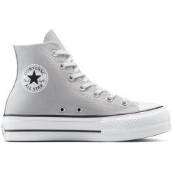 Adidasy Converse Chuck Taylor All Star Lift, Dla obu płci. Szare buty sportowe lifestyle Converse, bez wzorów, retro, bez zapięcia. Za 590.00 zł.