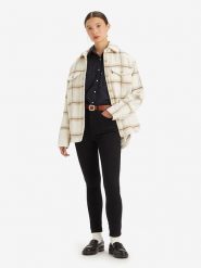 Levi's Dżinsy - Skinny fit - w kolorze czarnym rozmiar: W31/L30. Czarne jeansy Levi's, l, z aplikacjami, klasyczne, z podwyższonym stanem. Za 179.95 zł.