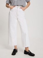 Cross Jeans Dżinsy - Comfort fit - w kolorze białym rozmiar: 29W. Białe jeansy Cross Jeans, bez wzorów, z jeansu, klasyczne, z podwyższonym stanem. Za 88.02 zł.