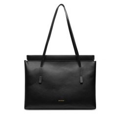Torebka Gino Rossi. Czarne torebki klasyczne Gino Rossi, bez wzorów, klasyczne, bez dodatków. Za 479.99 zł.