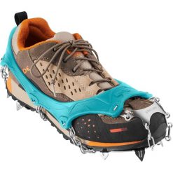 Raczki na buty EDELRID Spiderpick II. Niebieskie trekkingi EDELRID, bez wzorów, bez zapięcia, trekkingowe. Za 249.99 zł.