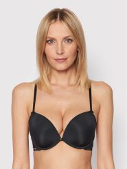 Selmark Biustonosz push-up Etna 10529 Czarny. Czarne biustonosze Selmark, bez wzorów, z syntetyku. Za 229.99 zł.